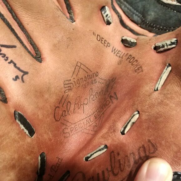 Rare Rawlings RSE90 F Cal Ripkin Jr Special Ed. Signed Unknown Baseball Glove - Picture 4 of 12